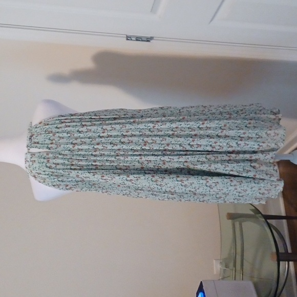 <> Floral Summer Green  Dress - Picture 5 of 8